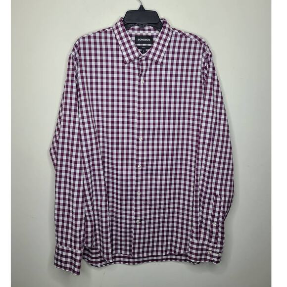 Bonobos plaid button down shirt - XL slim fit - Picture 1 of 3
